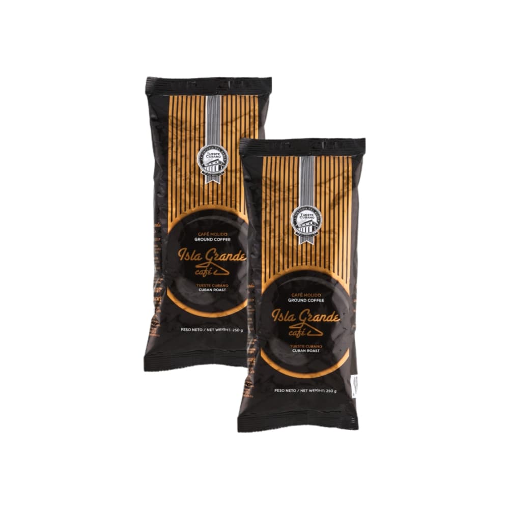 Café tostado y molido Isla Grande (2 x 250 g / 8.81 oz) - Miniatura 1