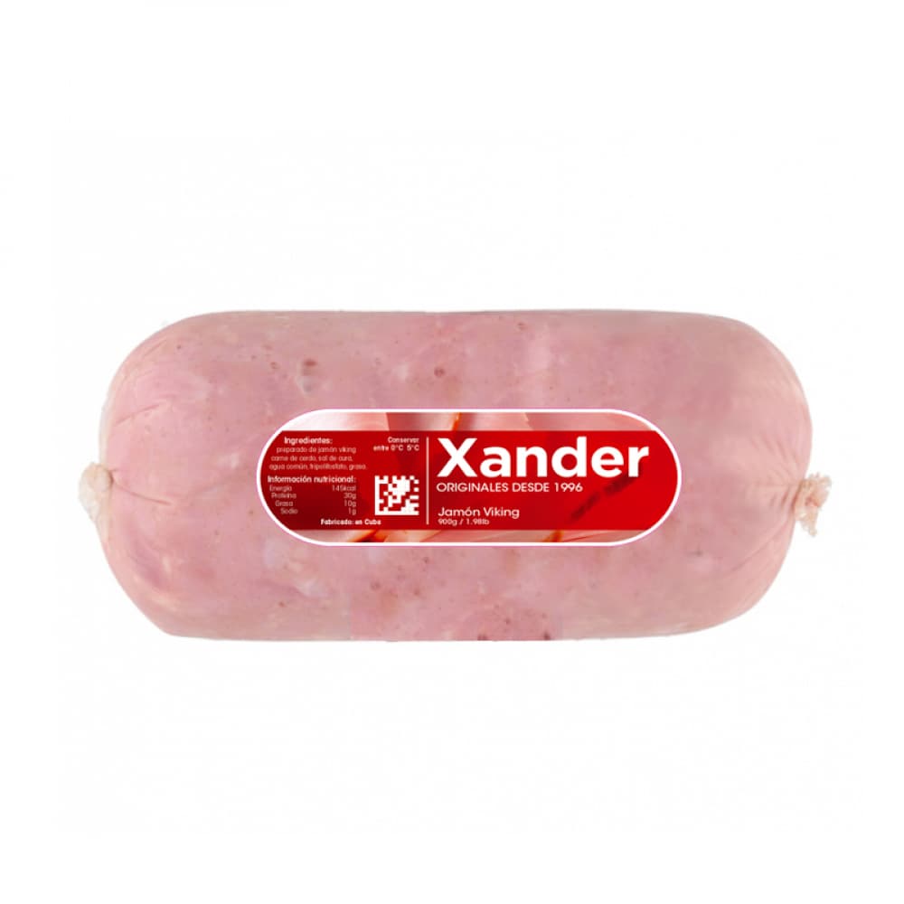 Jamón vicking Xander (900 g / 1.98 lb) - Miniatura 1