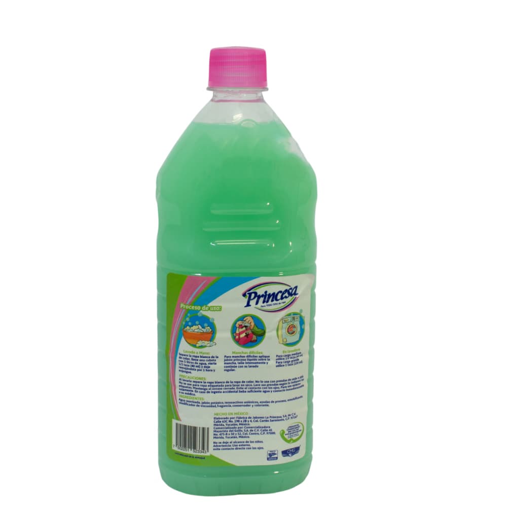 Jabón liquido de lavandería con aloe vera Princesa (800 ml) - Miniatura 2