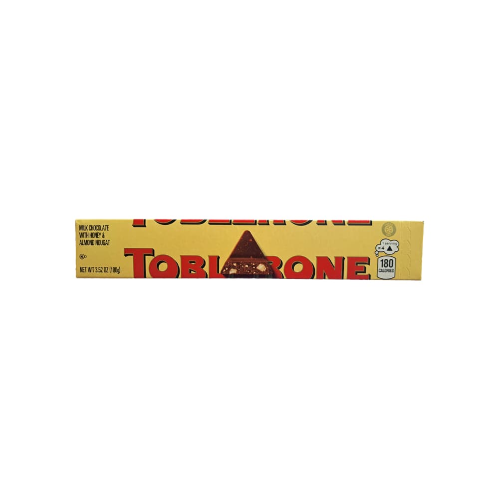 Turrón de chocolate con leche y miel rellena de almendras Toblerone (100 g / 3.52 oz) - Imagen 1