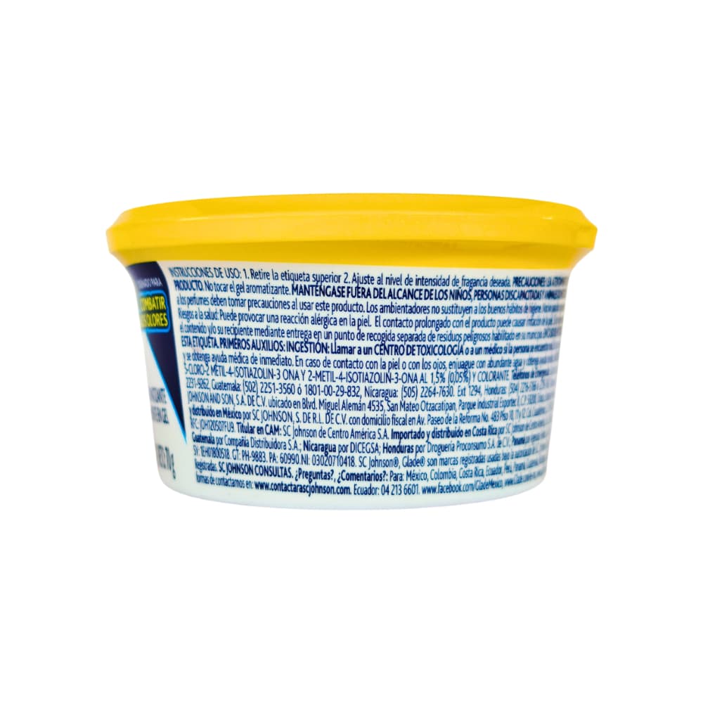 Aromatizante de ambiente mini gel con fragancia limón Glade (70 g / 2.46 oz) - Miniatura 9
