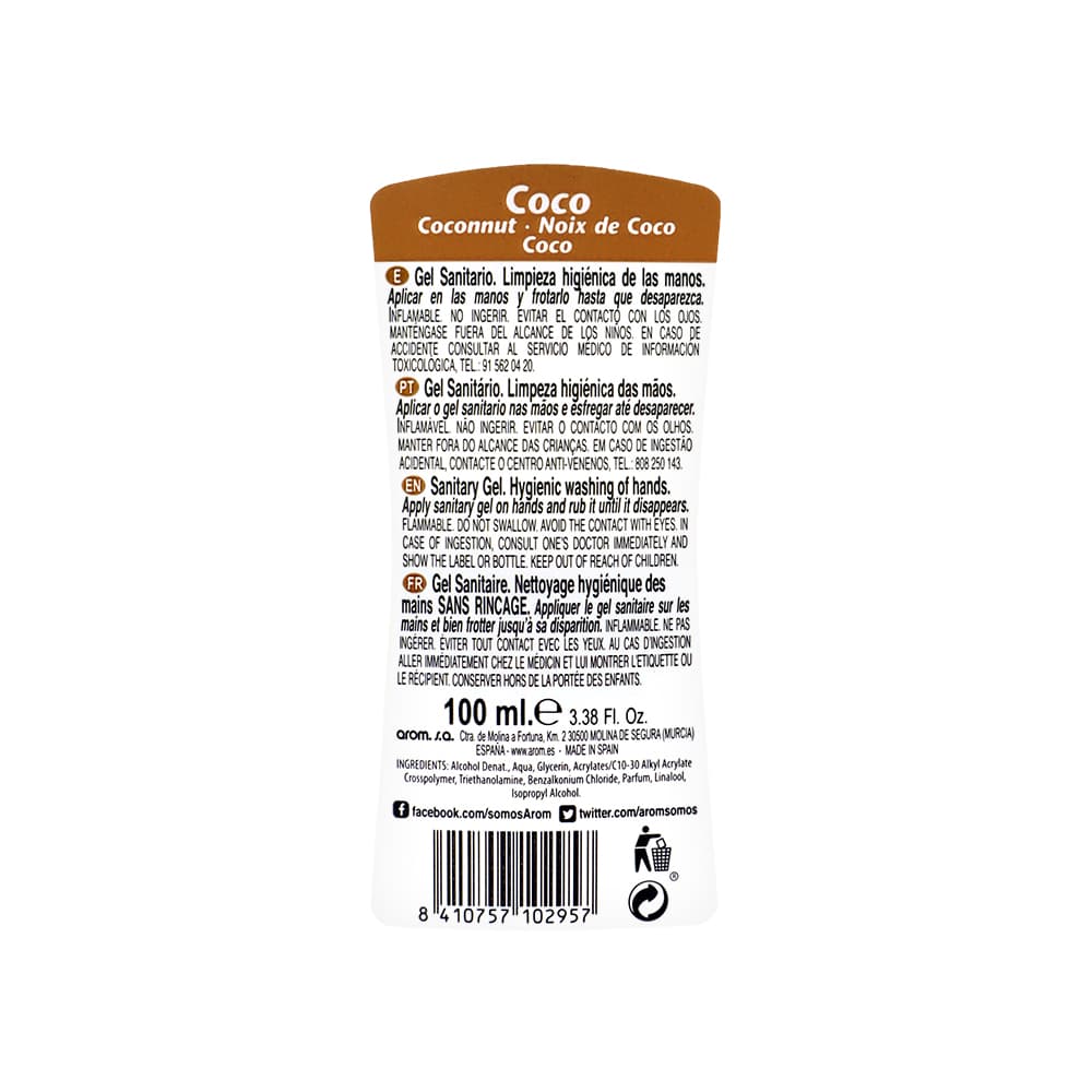 Gel sanitario Coco S'nonas (100 ml) - Miniatura 3