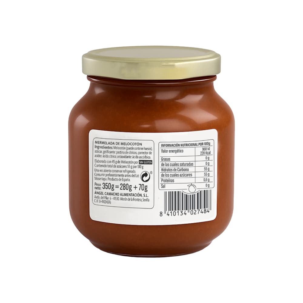 Mermelada de melocotón La vieja fábrica (350 g / 12.34 oz) - Miniatura 2