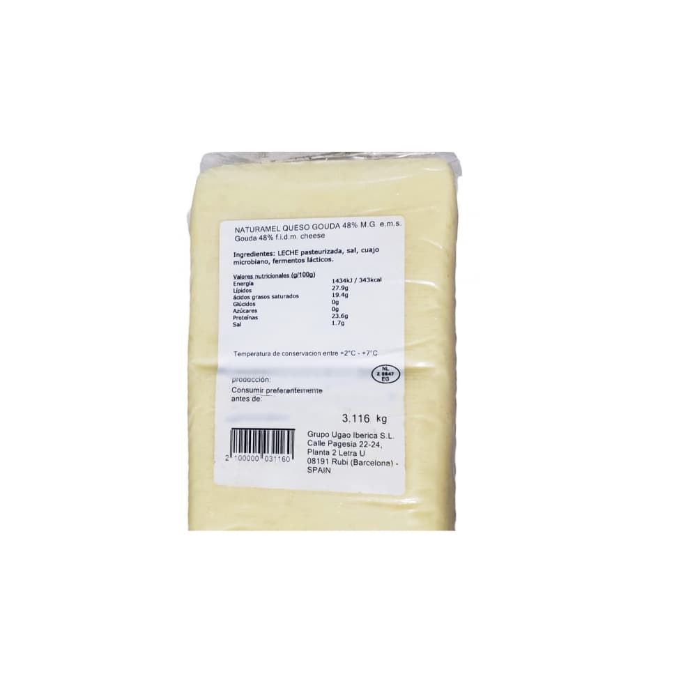 Queso gouda Naturamel Premium (3 kg / 6.6 lb) - Miniatura 3