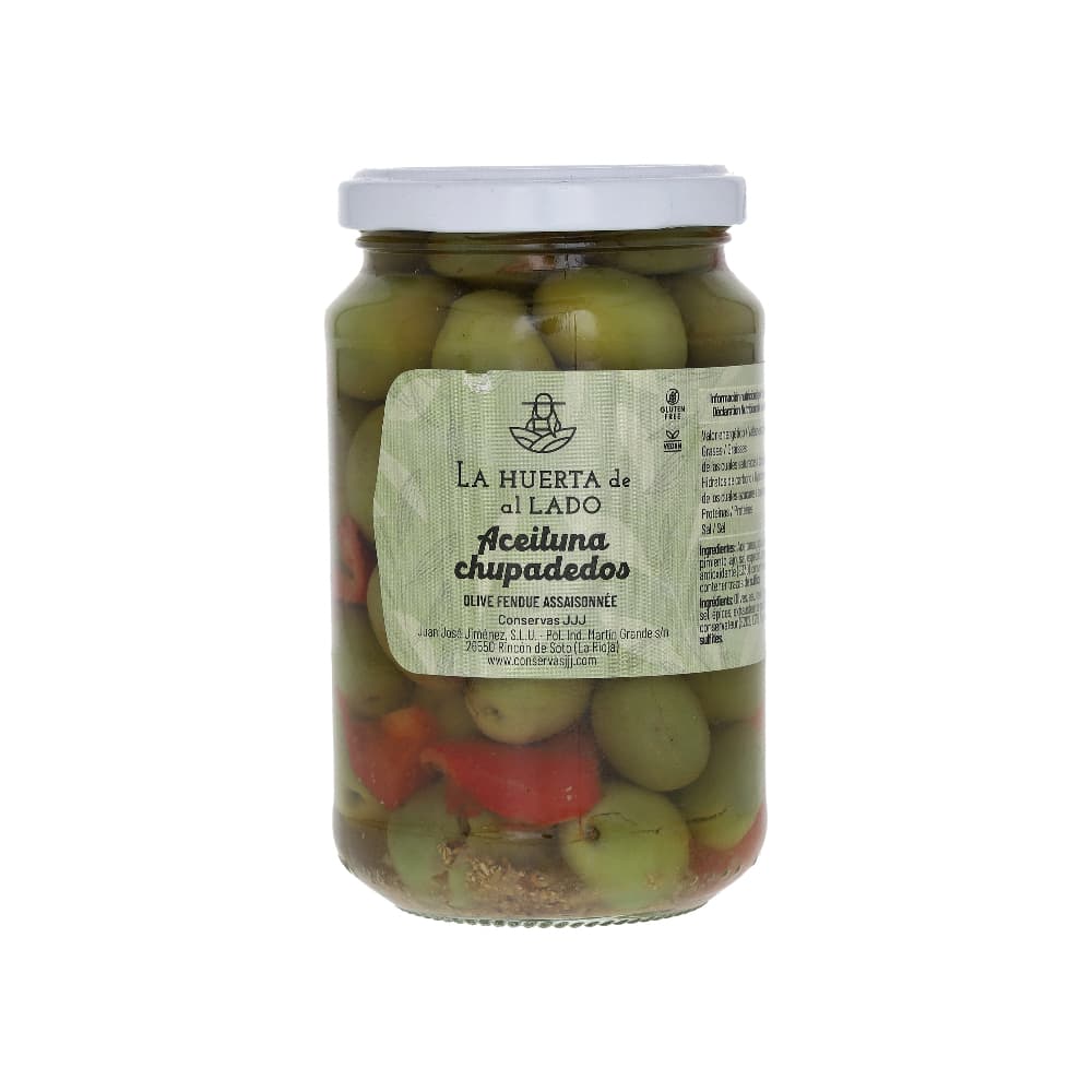 Aceituna partida aliñada La Huerta de al Lado (370 g / 13.05 oz) - Miniatura 1