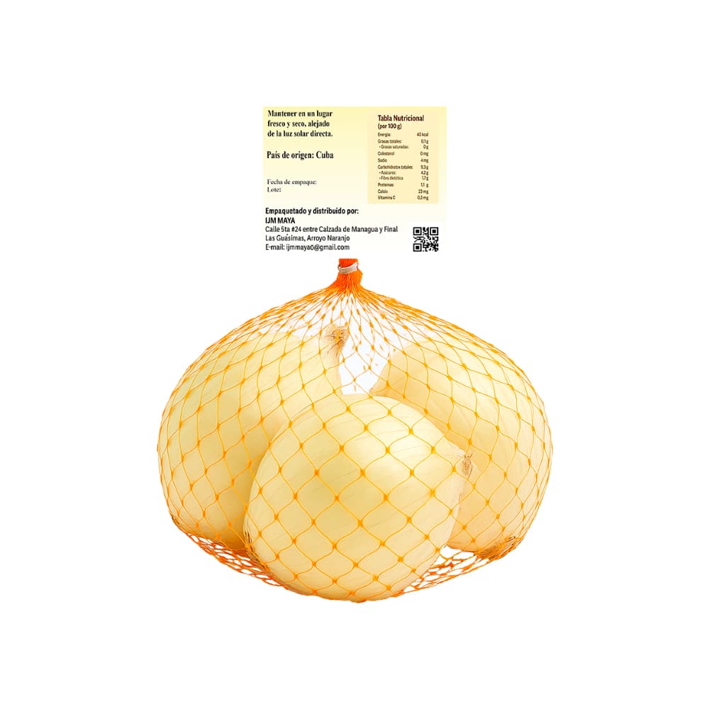 Cebolla blanca IJM Maya (500 g / 1.1 lb) - Miniatura 2