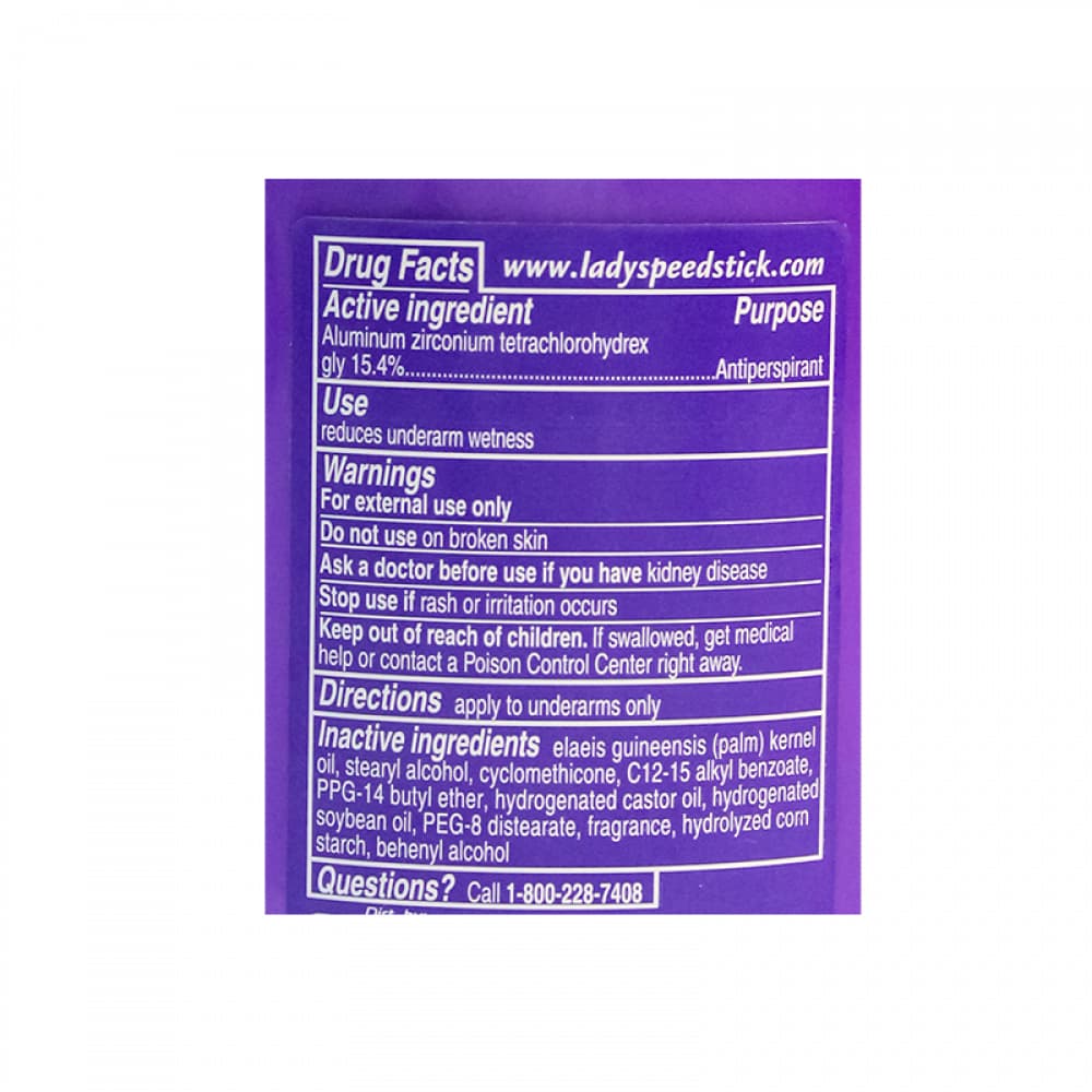 Desodorante en barra para mujer Lady Speed Powder Fresh (65 g / 2.3 oz) - Miniatura 3