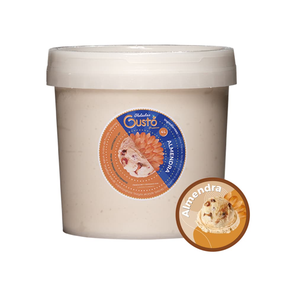 Helado Premium de almendra Gustó (4 L) - Miniatura 2