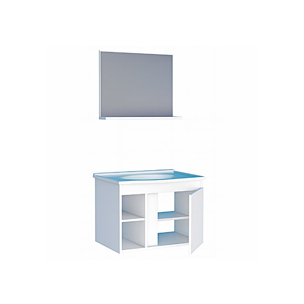 Mueble de baño blanco en madera Cozimax Safira - Miniatura 5