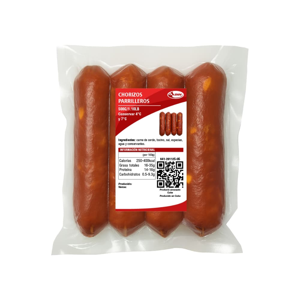Chorizos parrilleros Jimm (500 g / 1.1 lb) - Imagen 1