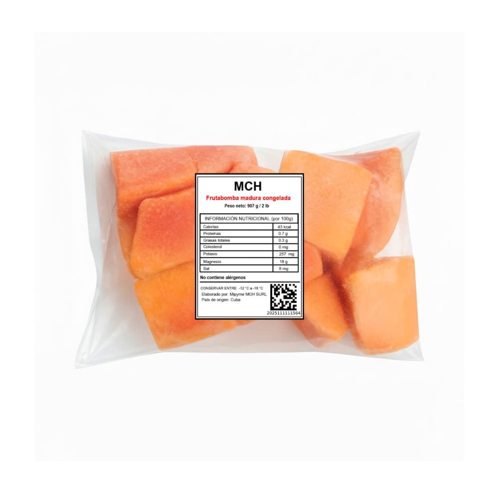 Frutabomba madura congelada MCH (907 g / 2 lb) - Imagen 1