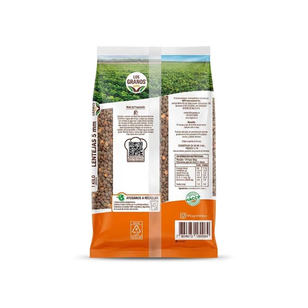 Lentejas Los granos (1 kg / 2.2 lb) - Miniatura 2