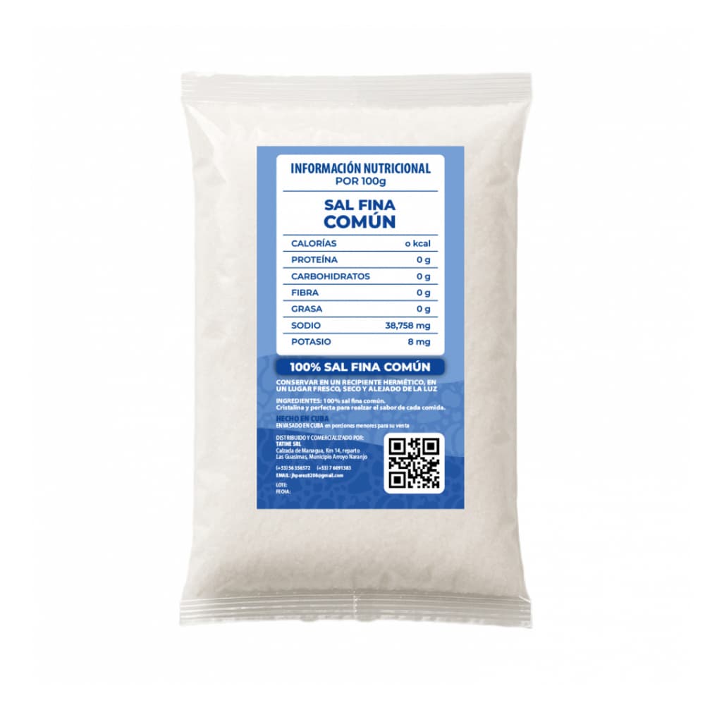 Sal fina común Campo Vivo (8 x 1 kg / 2.2 lb) - Miniatura 3