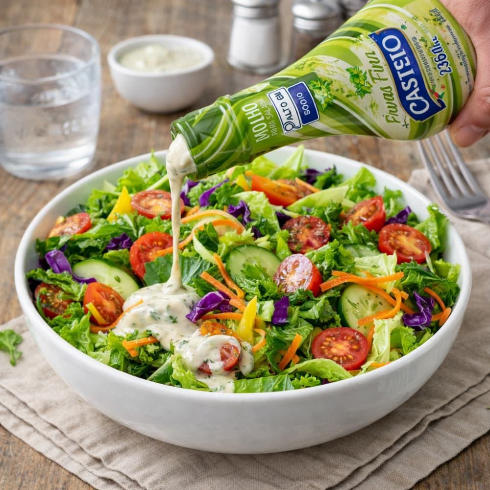 Salsa para ensalada hierbas finas Castelo (236 ml) - Miniatura 5