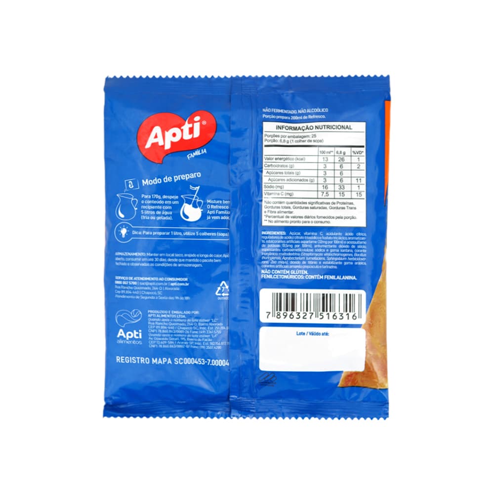 Refresco instantáneo sabor naranja (3 x 170 g / 6 oz) - Miniatura 3