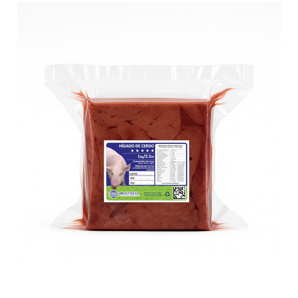 Hígado de cerdo Multisell (1 kg / 2.2 lb) - Miniatura 2