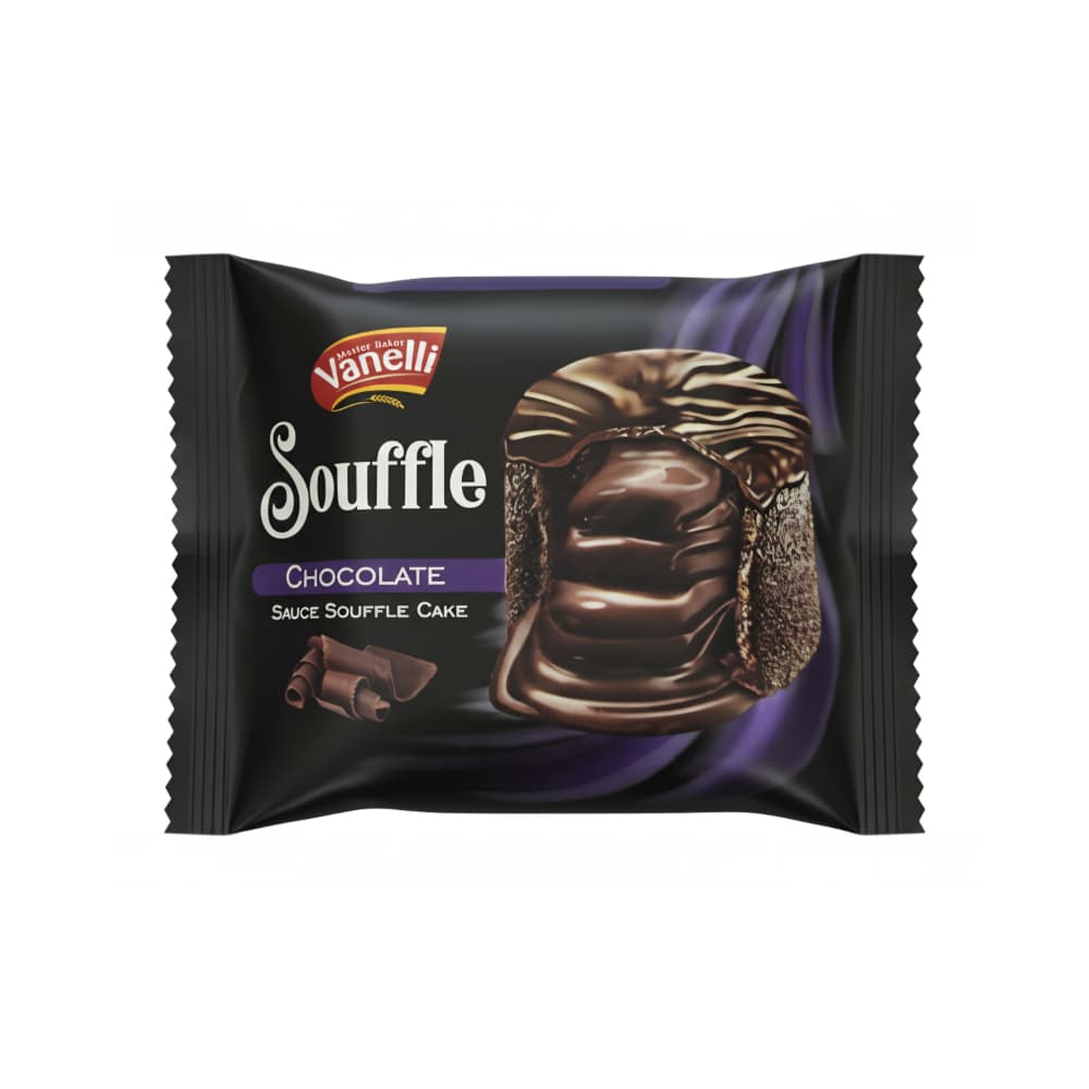 Pastel Souffle de chocolate Vanelli (50 g / 1.76 oz) - Miniatura 1
