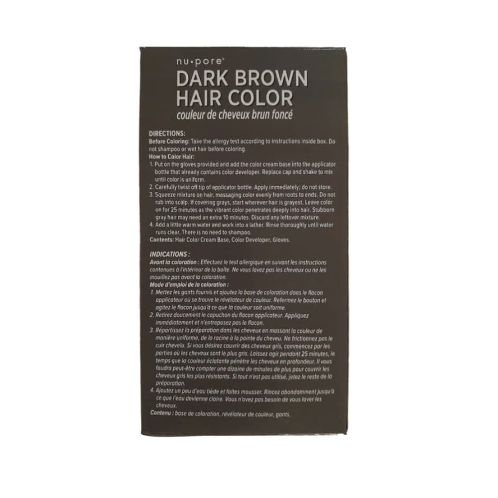 Tinte de cabello para mujer. Color marrón oscuro (41 ml / 1.4 fl. oz) - Miniatura 2