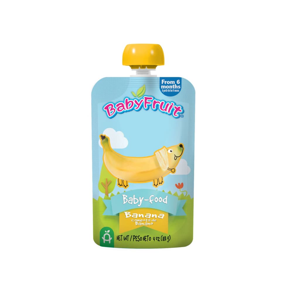 Compota sabor banano Baby Fruit (113 g / 4 oz) - Imagen 1
