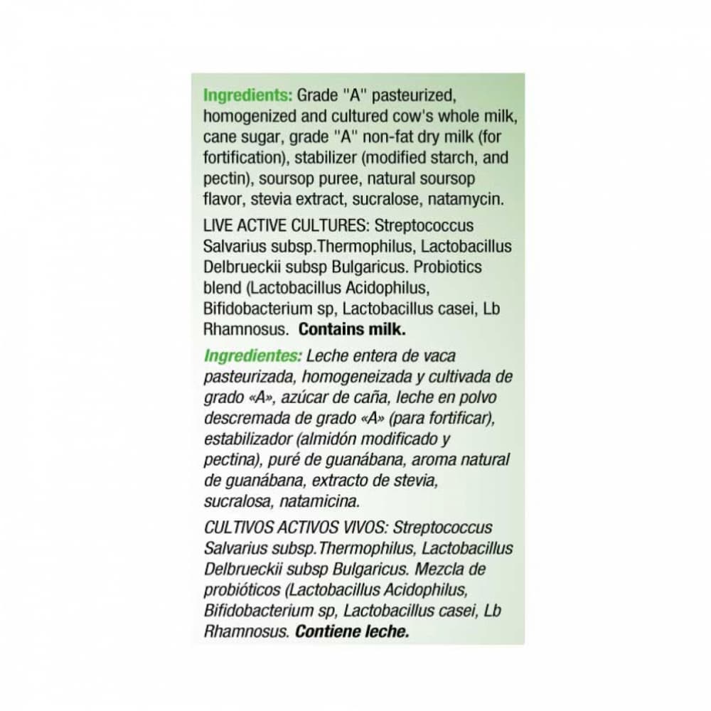 Yogurt de guanábana con probióticos Yeya (2 x 1.54 L) - Miniatura 3