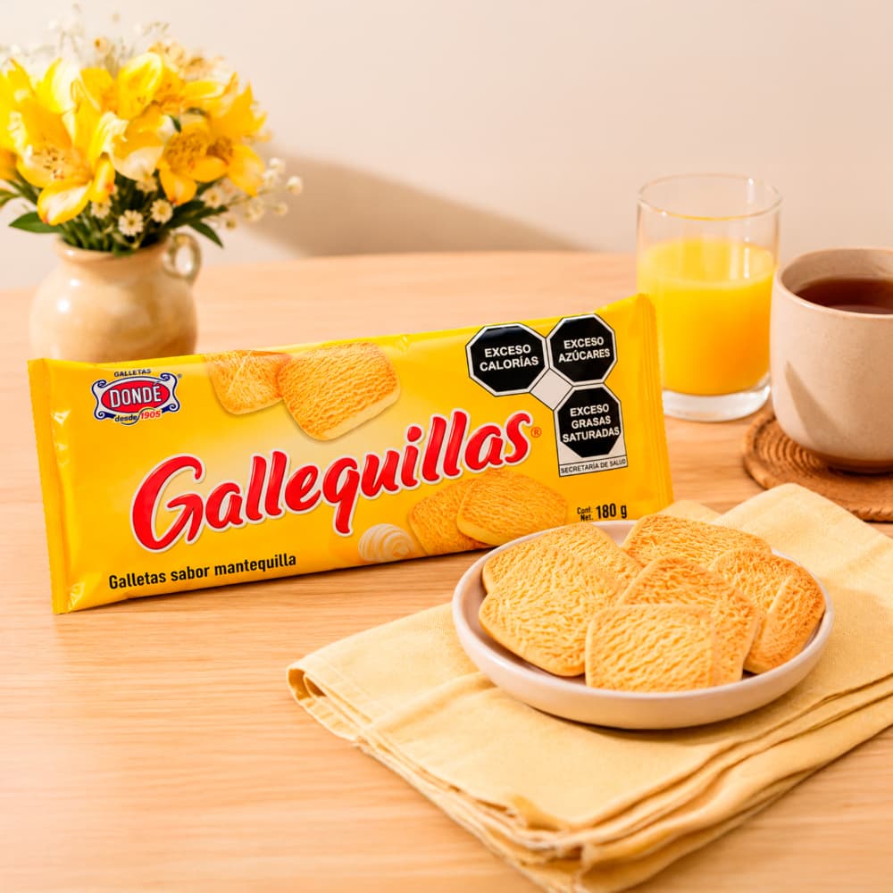 Galletas Gallequillas sabor a mantequilla Donde (180 g / 6.35 oz) - Miniatura 5