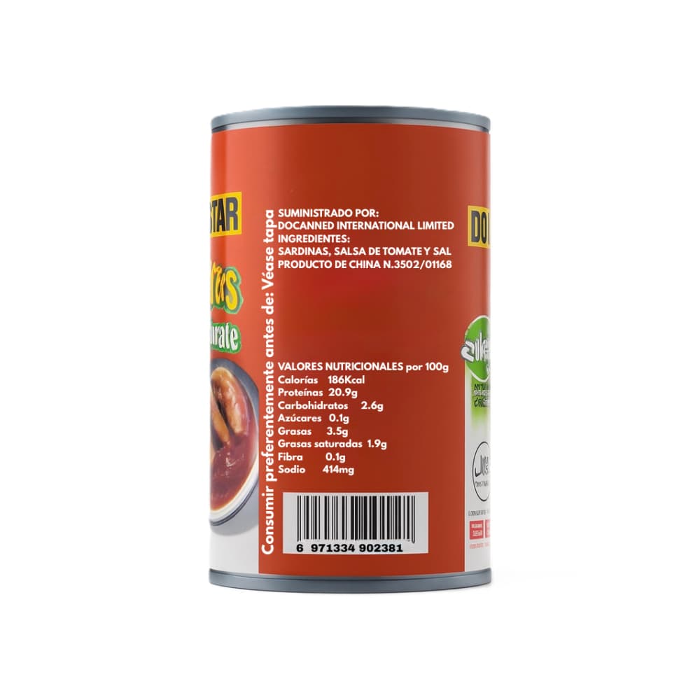 Sardinas en salsa de tomate Docanned Star (425 g / 15 oz) - Miniatura 2