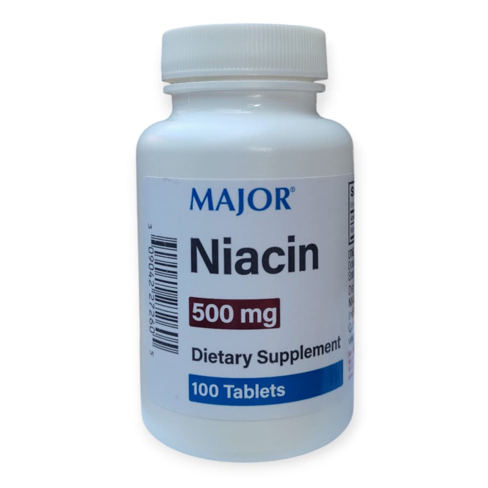 Niacina 500 mg Major (100 tabletas) - Imagen 1