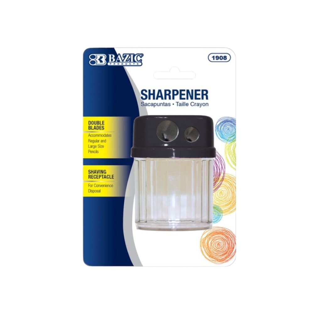 Sacapuntas de doble cuchilla Bazic - Miniatura 2