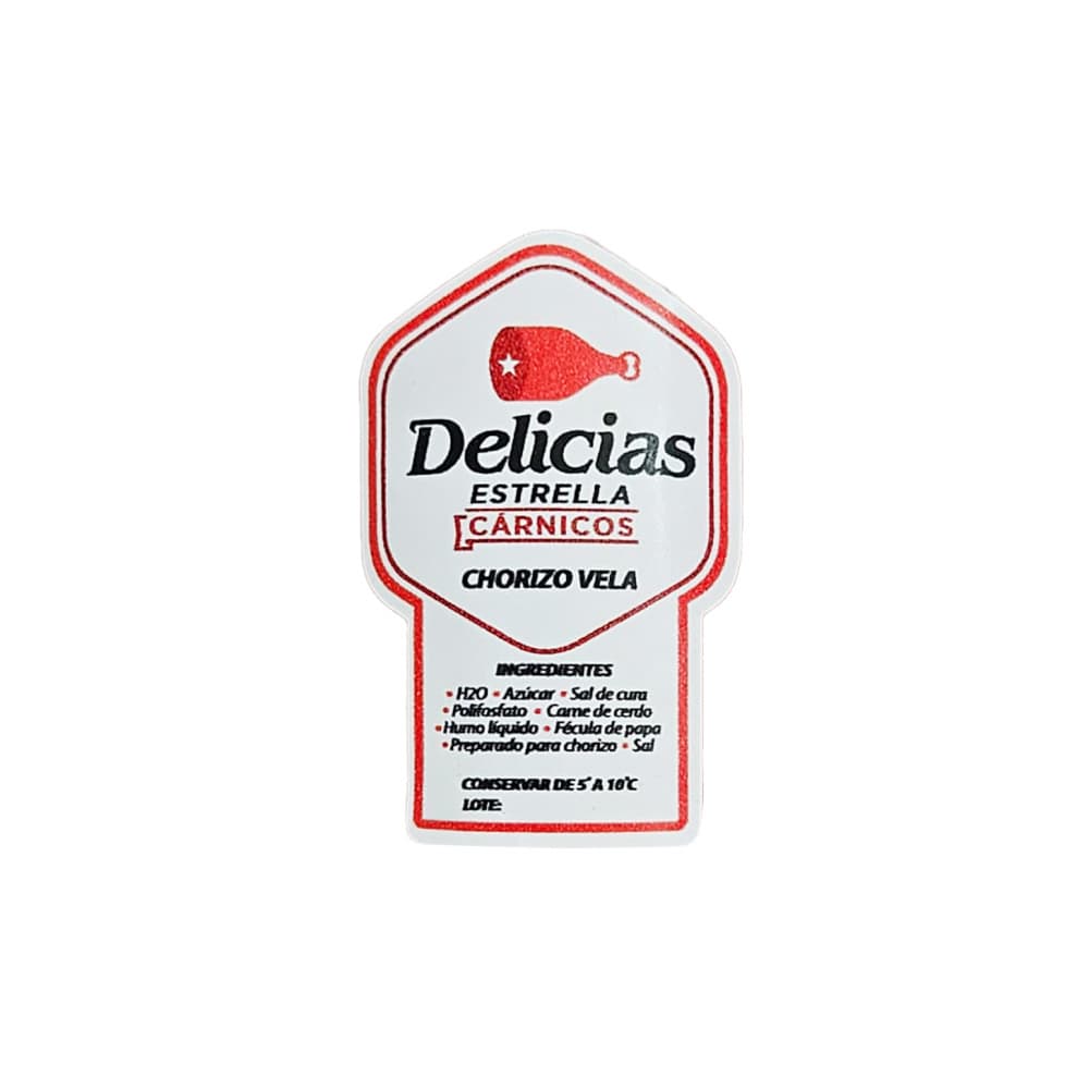 Chorizo tipo vela Delicias Estrella (680 g / 1.5 lb) - Miniatura 3