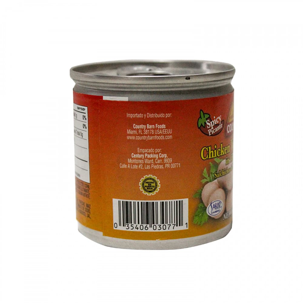 Salchicha Viena picante sabor casero Country Barn (142 g / 5 oz) - Miniatura 3
