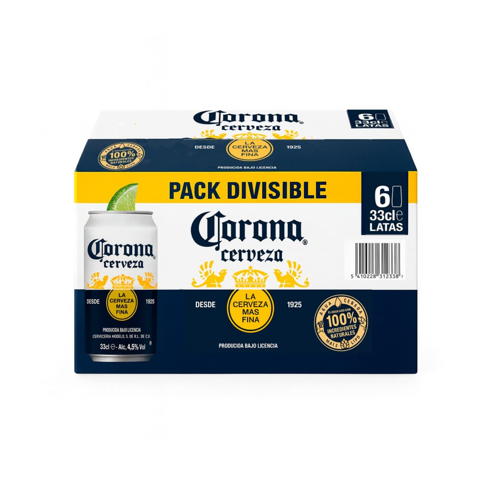 Cerveza Corona (6 x 330 ml) - Miniatura 2