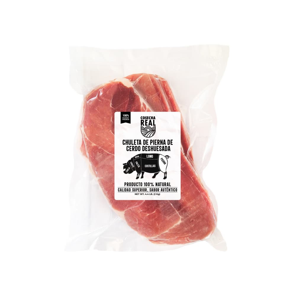 Chuleta de pierna de cerdo deshuesada Cosecha Real (2 kg / 4.4 lb) - Miniatura 2