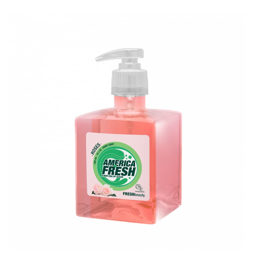 Jabón líquido de rosas para manos America Fresh (300 ml / 10.10 oz) - Imagen 1