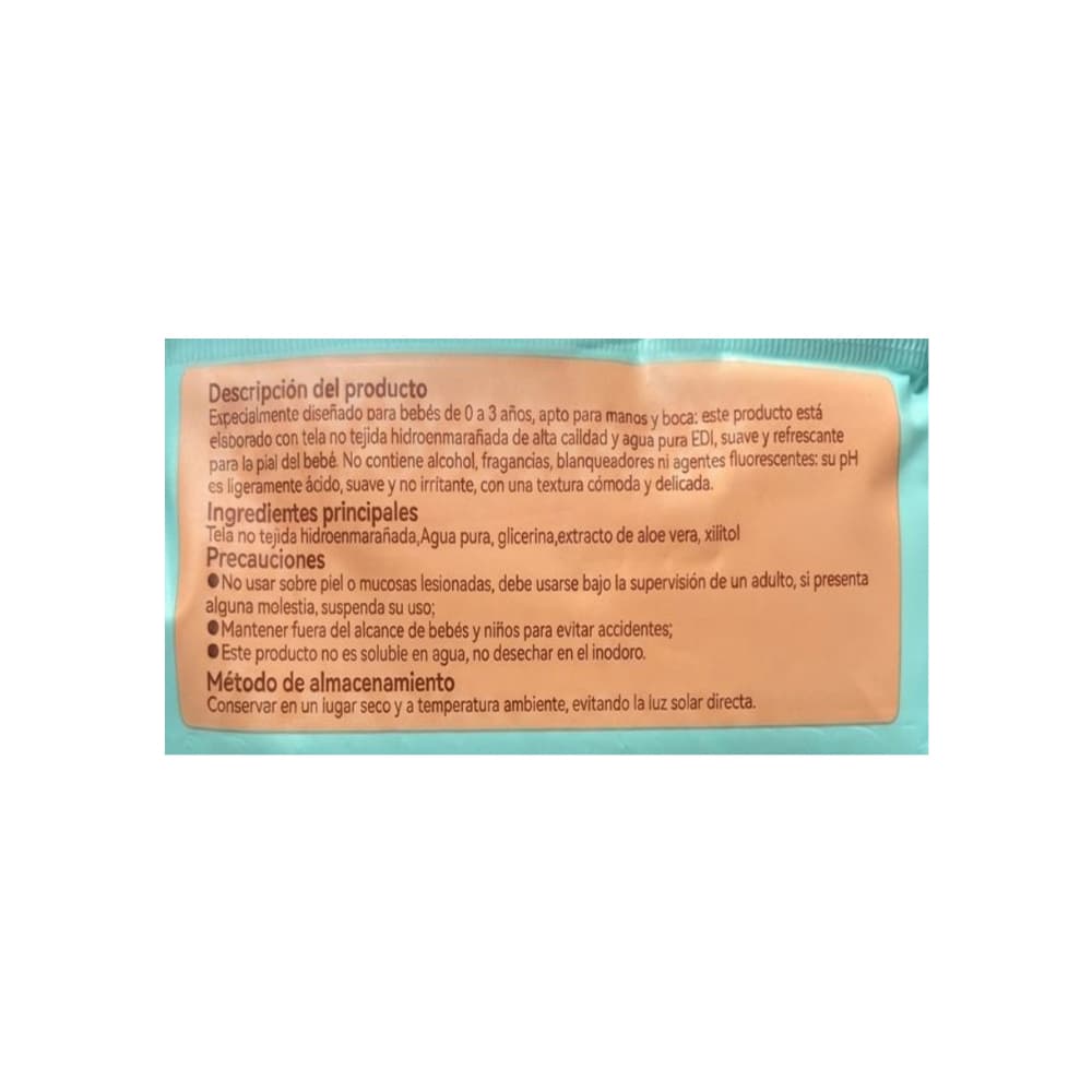 Toallitas húmedas libre de alcohol para bebé Goplay (120 U) - Miniatura 3
