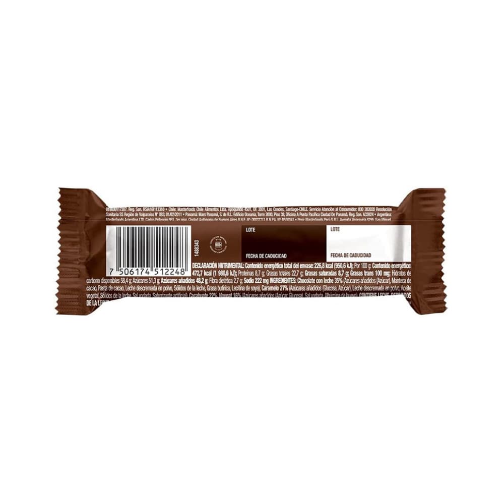Barra de chocolate con relleno de caramelo y cacahuetes Snickers (48 g / 1.69 oz) - Miniatura 2