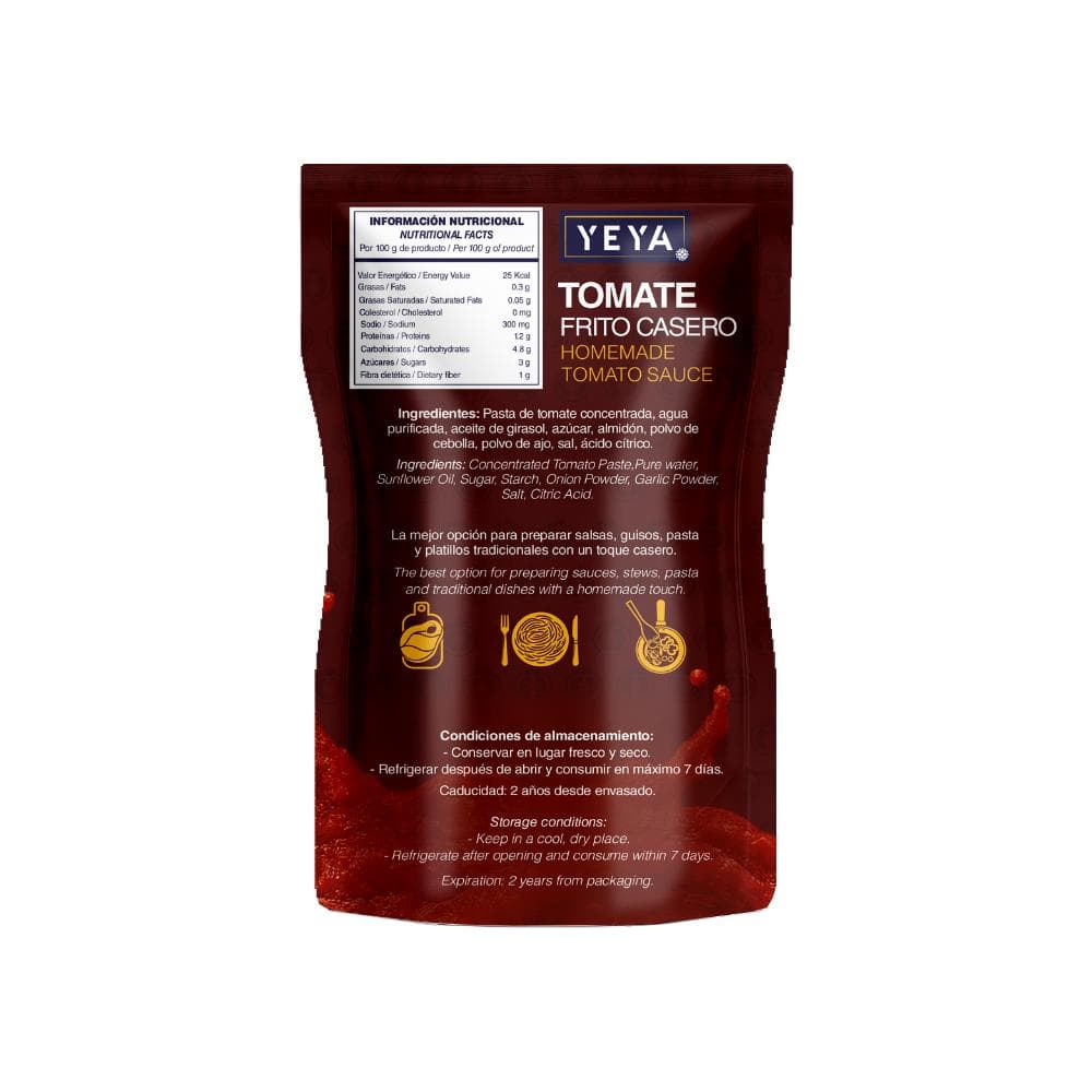 Tomate frito casero YEYA (200 g / 7.05 oz) - Miniatura 2