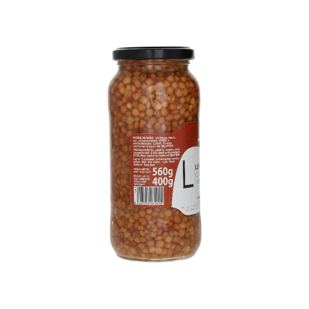 Lentejas cocidas extra Juan José Jiménez (560 g / 1.23 lb) - Miniatura 3