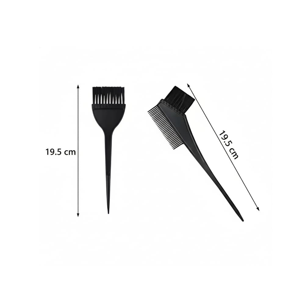 Tinte de cabello para mujer color negro # 10 Lucky Super Soft (40 ml / 1.36 fl. oz) + Set de brochas aplicadoras de tinte para el cabello Lhenming (2 U) - Miniatura 3
