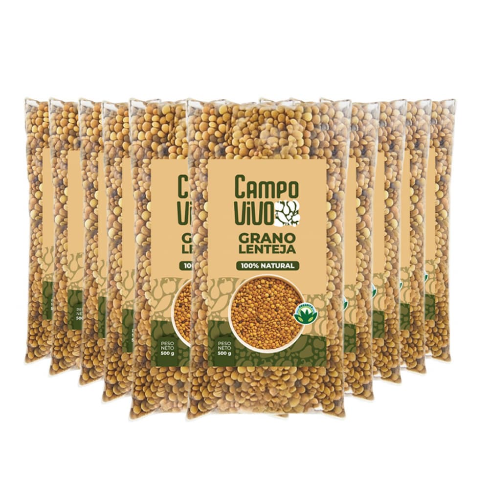Lentejas Campo Vivo (10 x 500 g / 1.1 lb) - Imagen 1