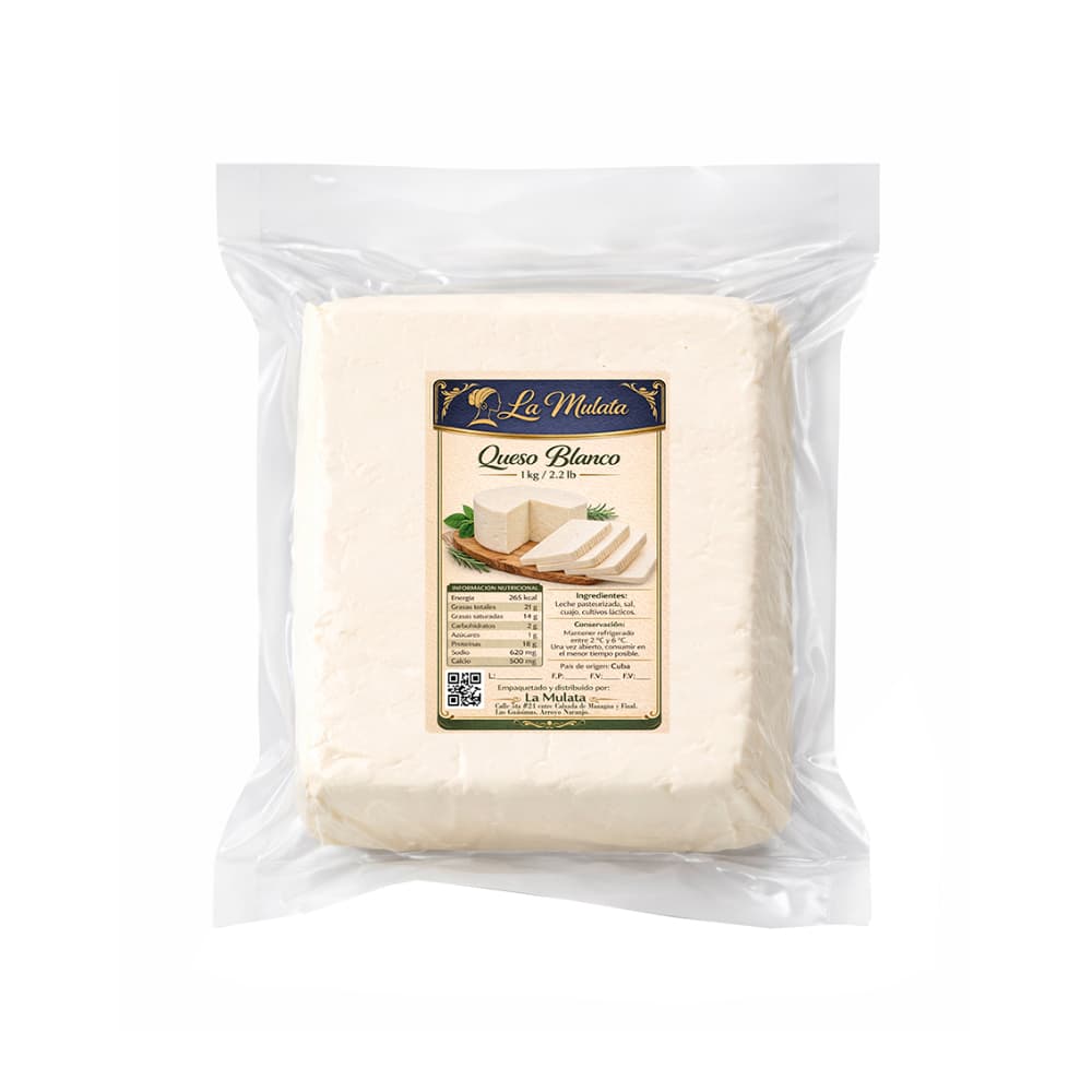 Queso blanco La Mulata (1 kg / 2.2 lb) - Miniatura 4