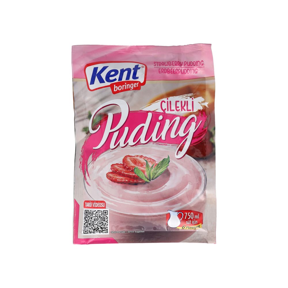 Natilla sabor fresa Kent boringer (125 g / 5.18 oz) - Imagen 1