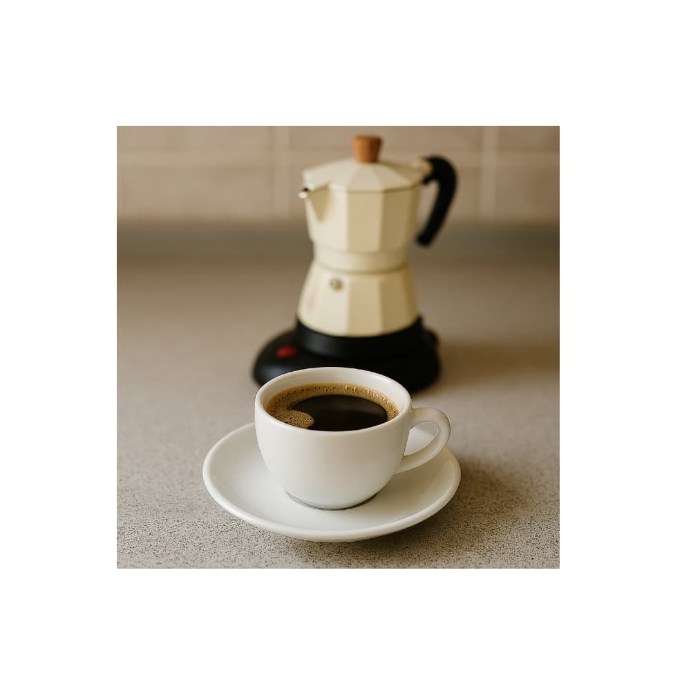 Cafetera eléctrica tipo Moka de 3 tazas Houseloux - Miniatura 5