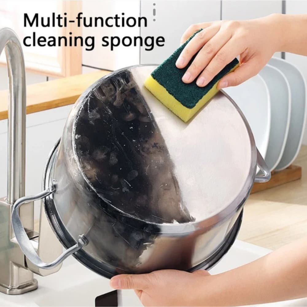 Combo esponja multiuso Zaas! (3 U) + Esponja con fibra verde (3 U) - Miniatura 4