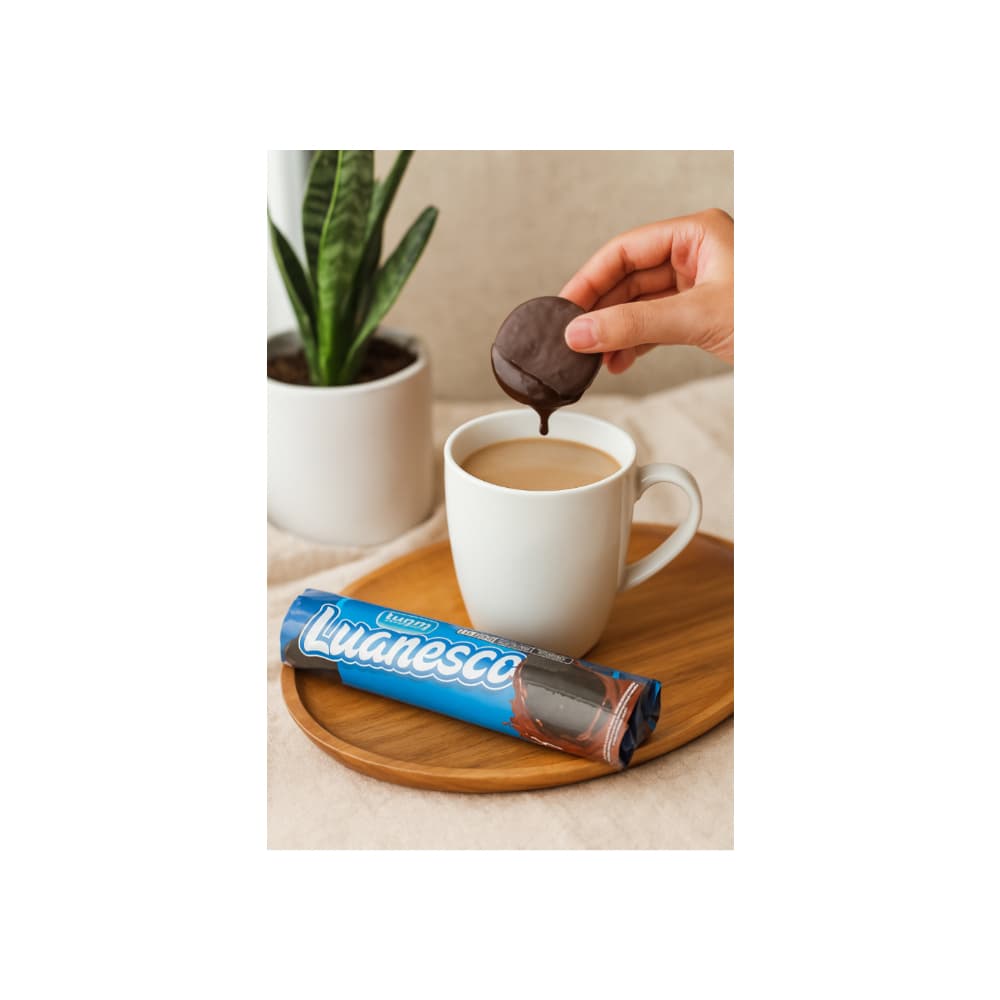 Galletas sabor chocolate rellenas sabor vainilla Luanesco (2 x 110 g / 3.8 oz) - Miniatura 3