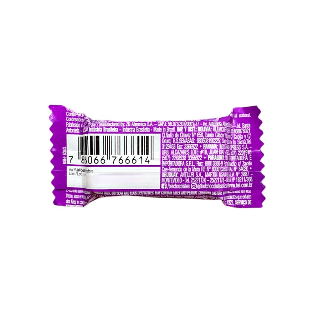 Bombón masticable sabor uva Bel (9 g) - Miniatura 2