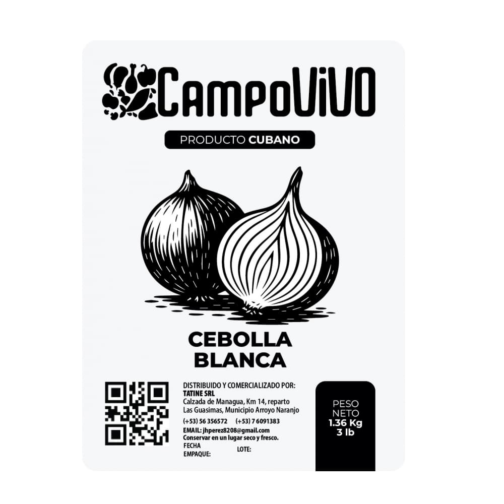 Cebolla blanca Campo Vivo (1.36 kg / 3 lb) - Miniatura 3