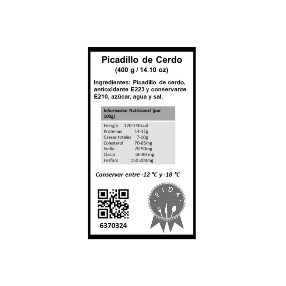 Picadillo de cerdo Pida (400 g / 14.10 oz) - Miniatura 2