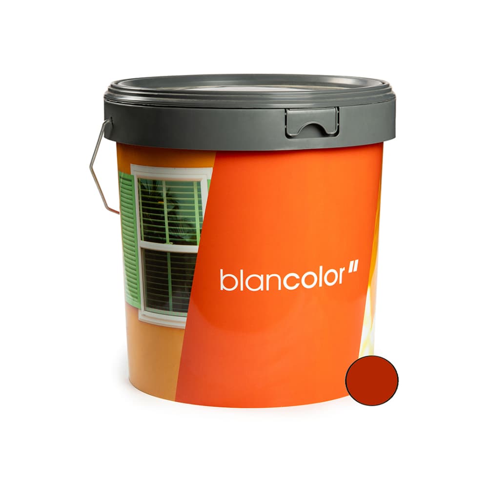 Pintura elástica impermeabilizante color rojo elastorm Blancolor Isaval (12 L) - Miniatura 1