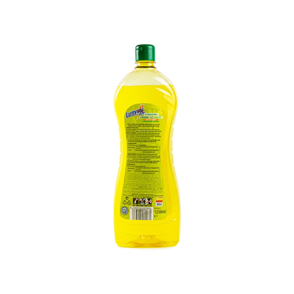 Limpiador multiusos con vinagre y detergente Lumysol (1.25 L) - Miniatura 2