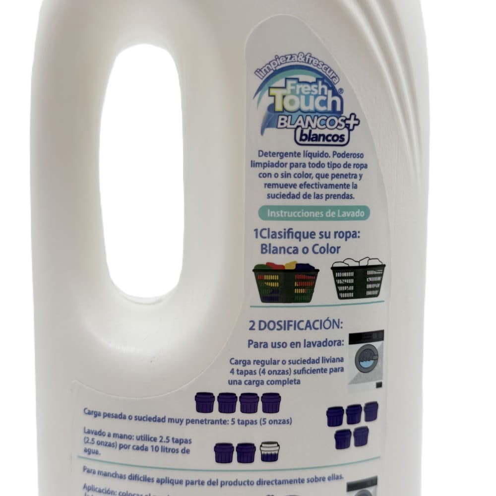 Detergente líquido para ropa blanca Fresh Touch (1 L) - Miniatura 2